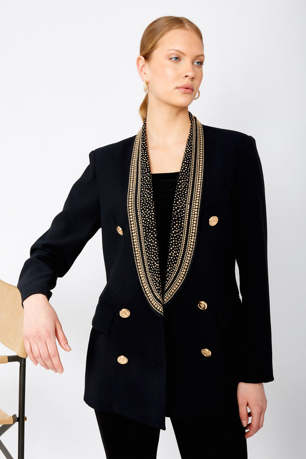 ジャケット・アウター CLANE OVER SHOULDER GOLD BUTTON BLAZER clane OVER SHOULDER GOLD BUTTON BLAZER