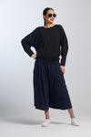 8828 Pocketed Microjersey Culottes