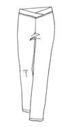 3557R Slim Leg Merino Slouch Pant