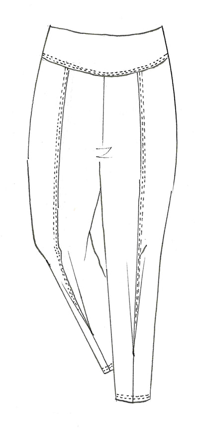 8795 Stitched Basque Pant