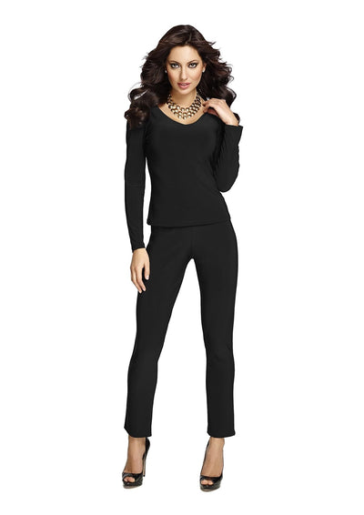 082 Pull On Basque Slim Leg Pant