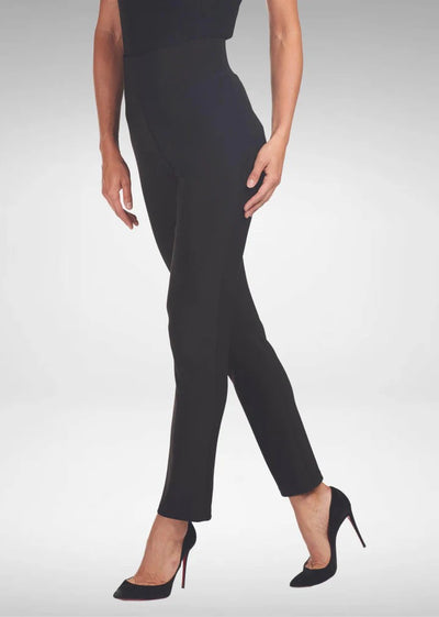 082 DEEP NAVY Slim Leg Two Way Stretch Basque Pant