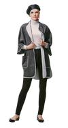 1107 Easy Fit Long Sleeve MicroModal Polo Neck