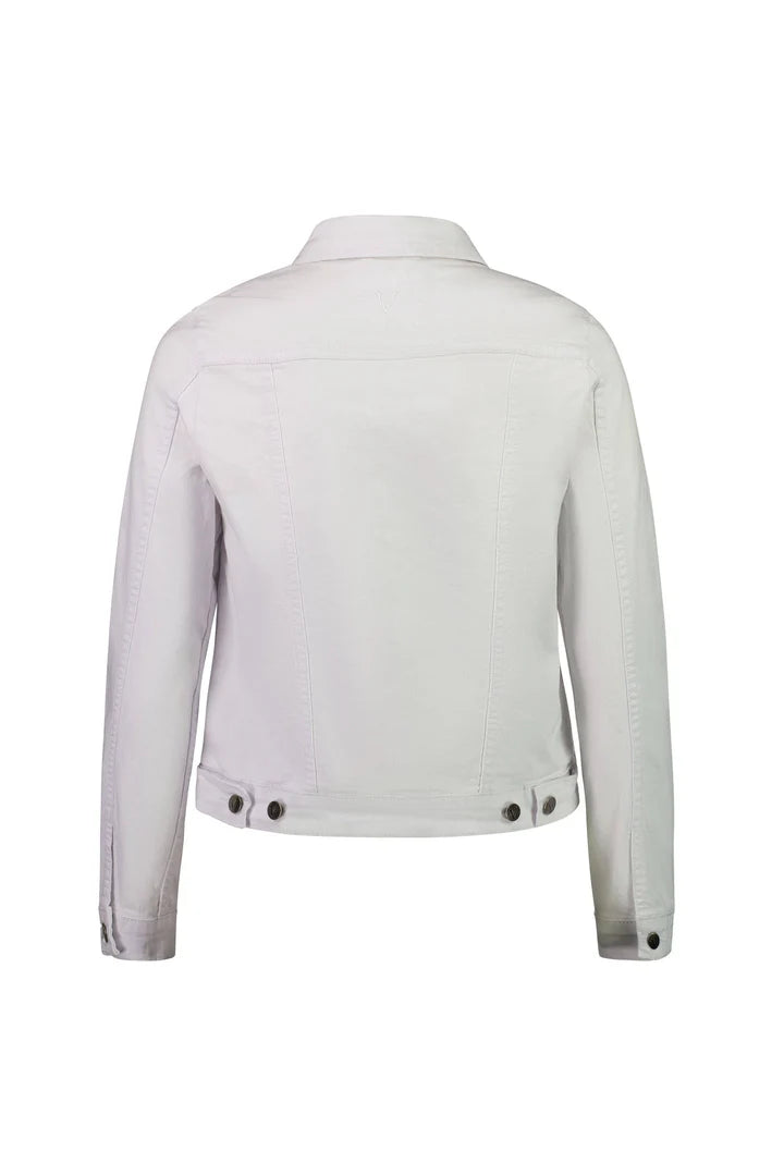 2017P WHITE Soft Stretch Denim Jacket