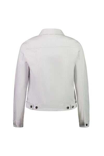2017P WHITE Soft Stretch Denim Jacket