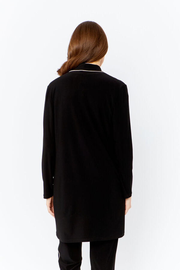 243019 Contrast Cardigan Blazer