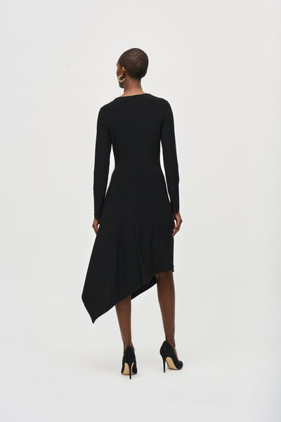 243153 - Silk Knit Fit and Flare Dress
