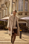 243902F25  Luxury Faux Fur Coat