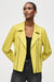 243905 Foiled Knit Moto Jacket