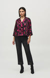 244166 Organza Jacquard Swing Jacket