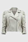 244903 Satin Moto Jacket