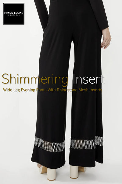249023 Wide Leg Mesh Insert Trouser