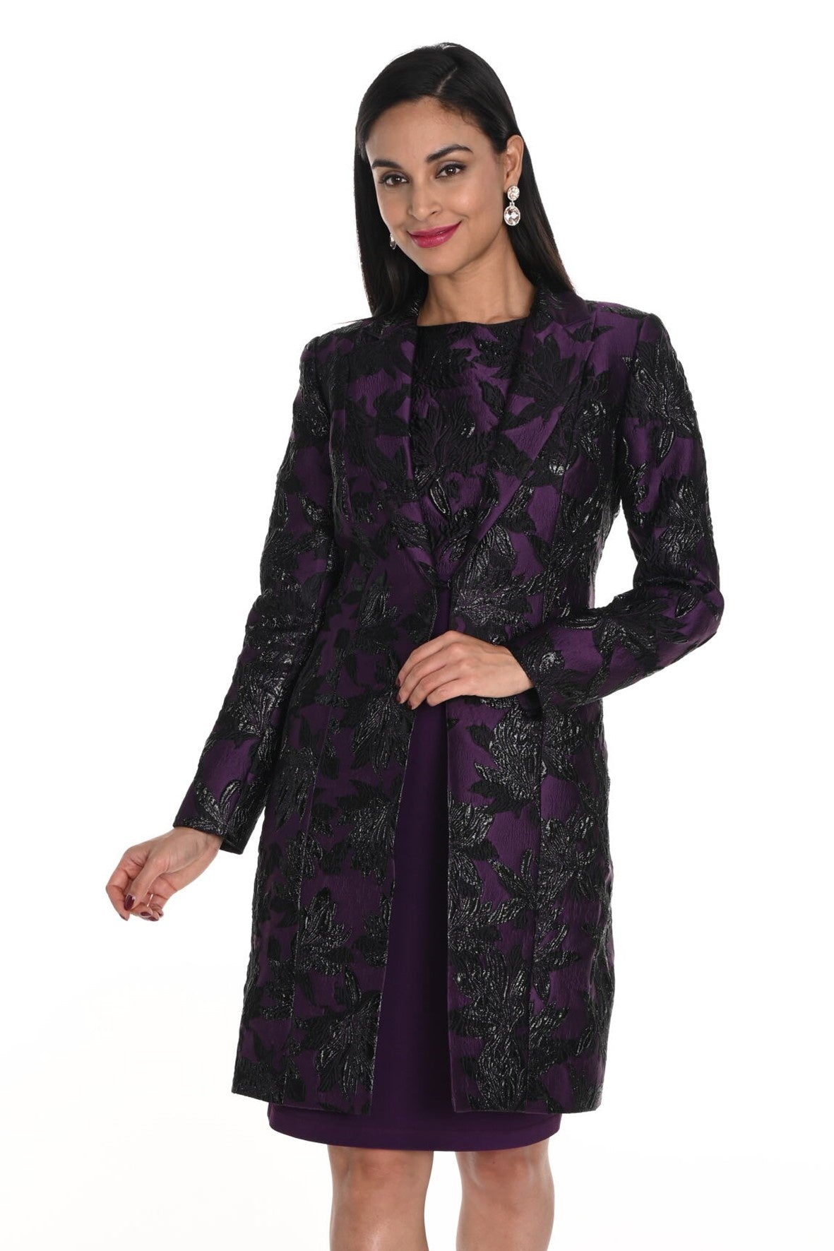 249423U Embroidered Riding Jacket