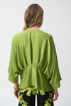251037 Washer Satin Kimono Top