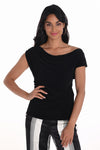 251042  Slim Fit  Versatile Cowlneck Top