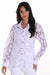 251107  Semi-sheer Rayon Linen Blend Shirt