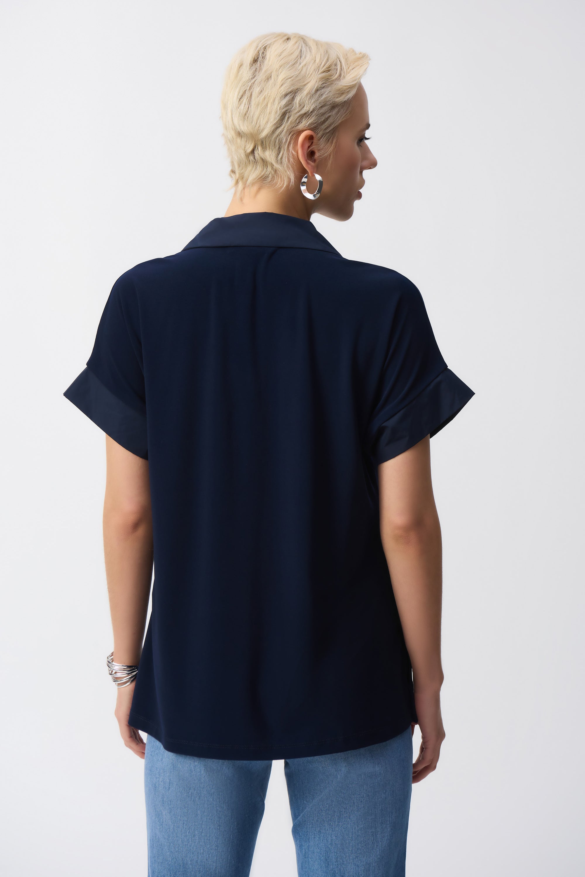 251290 Silky Knit Boxy Top