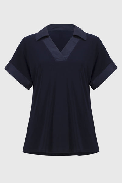 251290 Silky Knit Boxy Top