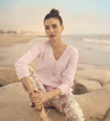 251503  Soft V Star Knit Sweater