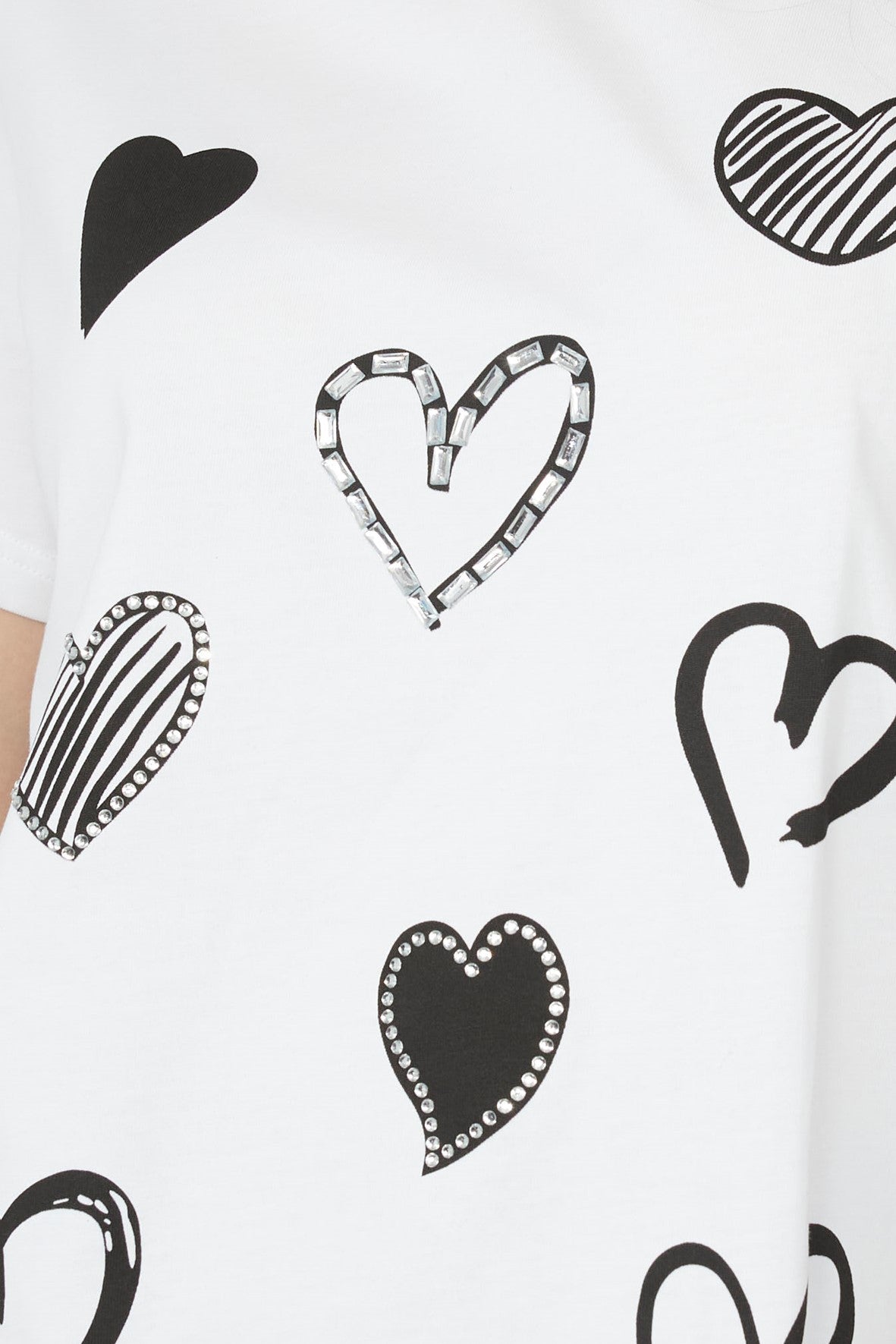 251518 Brush Heart Cotton Tee