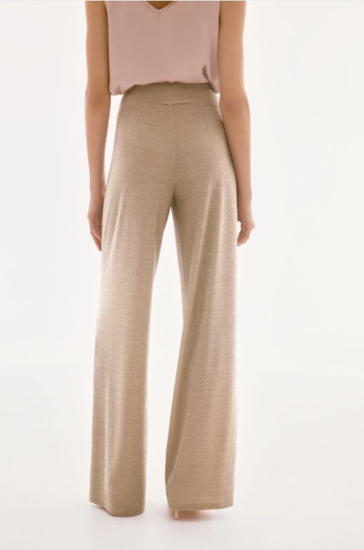 251769 Wide Leg Lurex Evening Pants