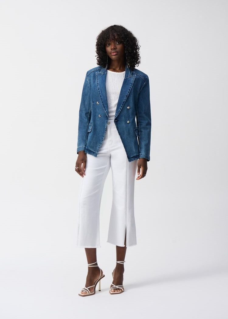 251901 Diamante Seam Crop Jean