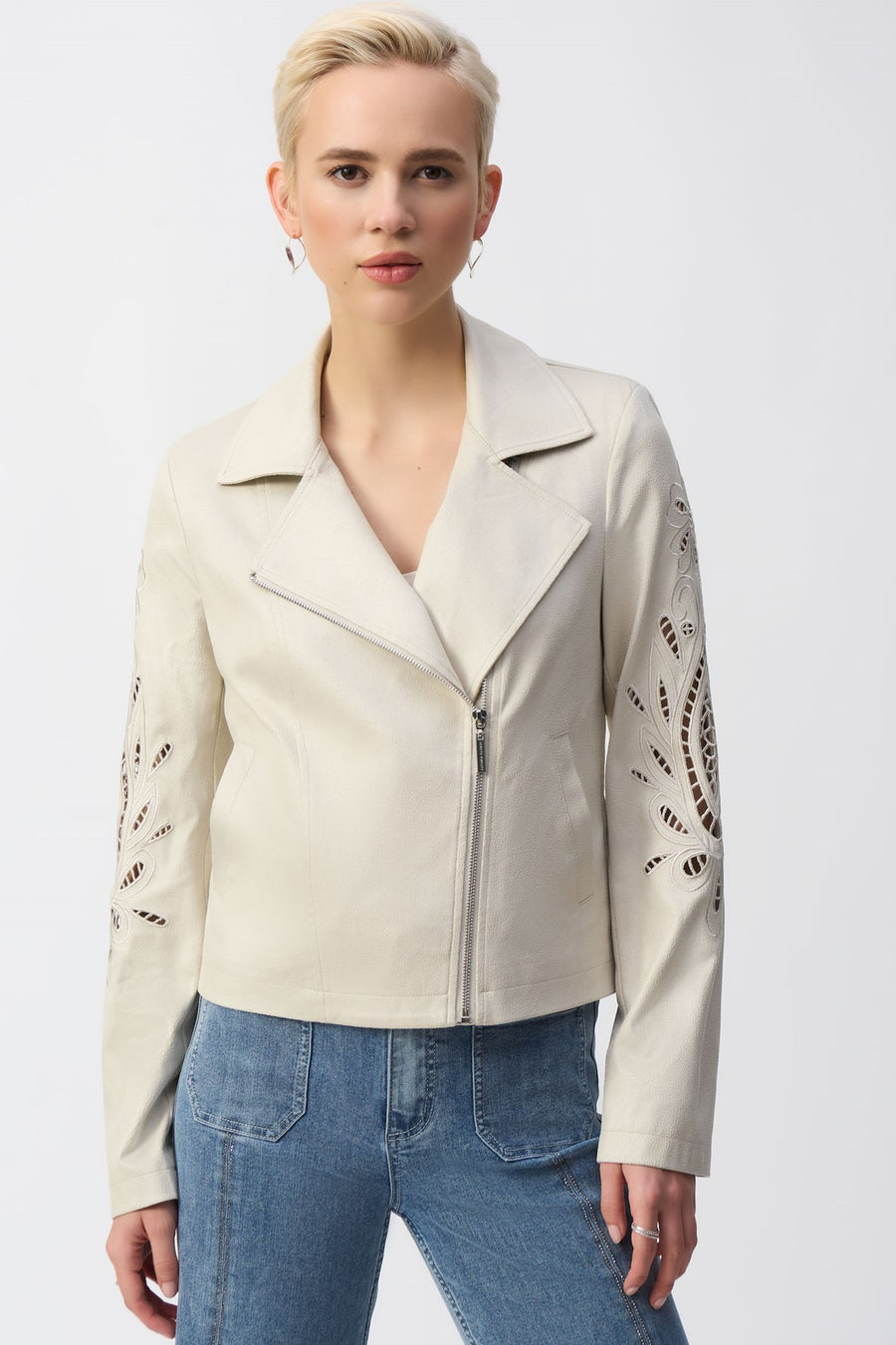 251936 California Eco Suede Biker Jacket