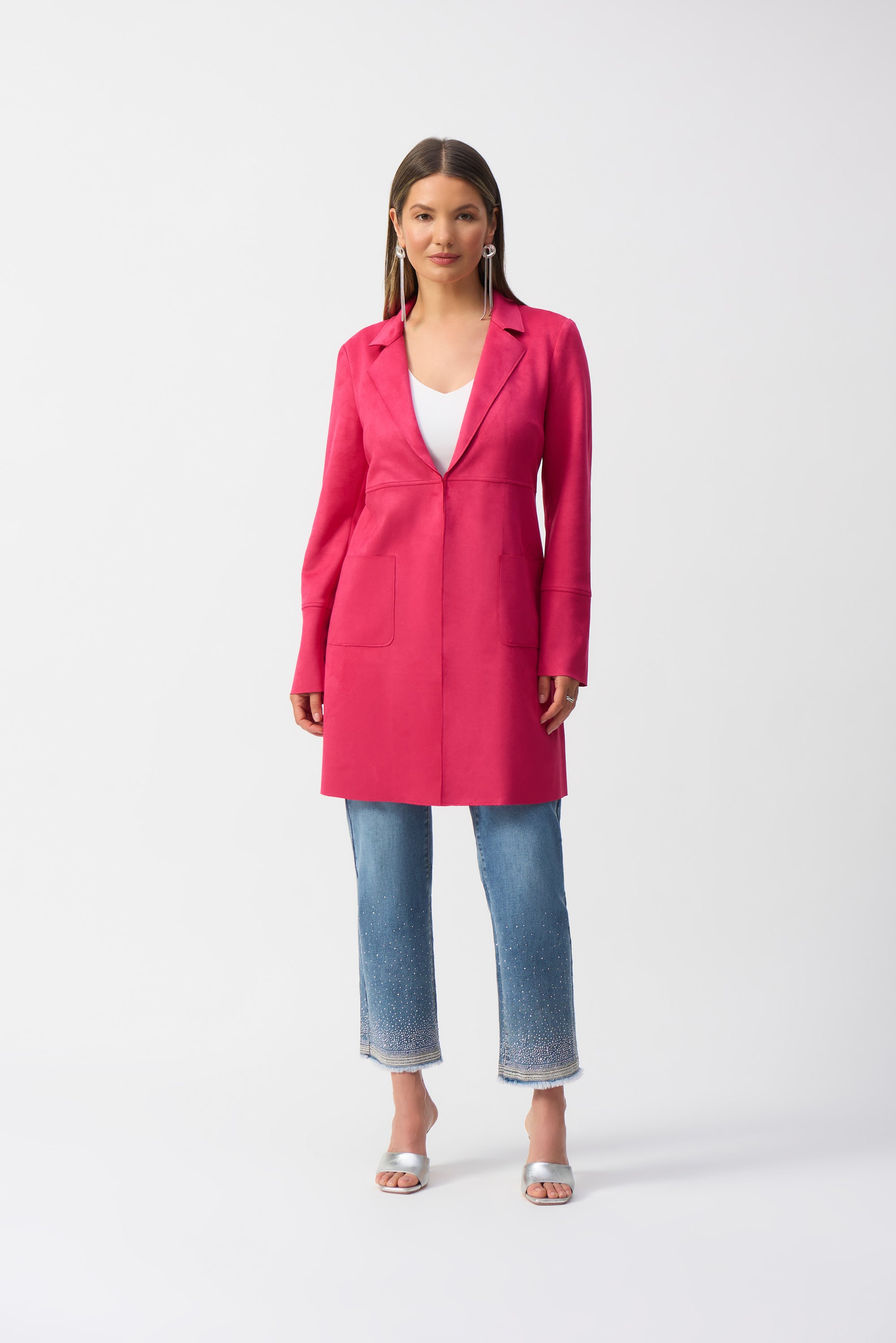 251941 Eco Suede Straight Shell Jacket