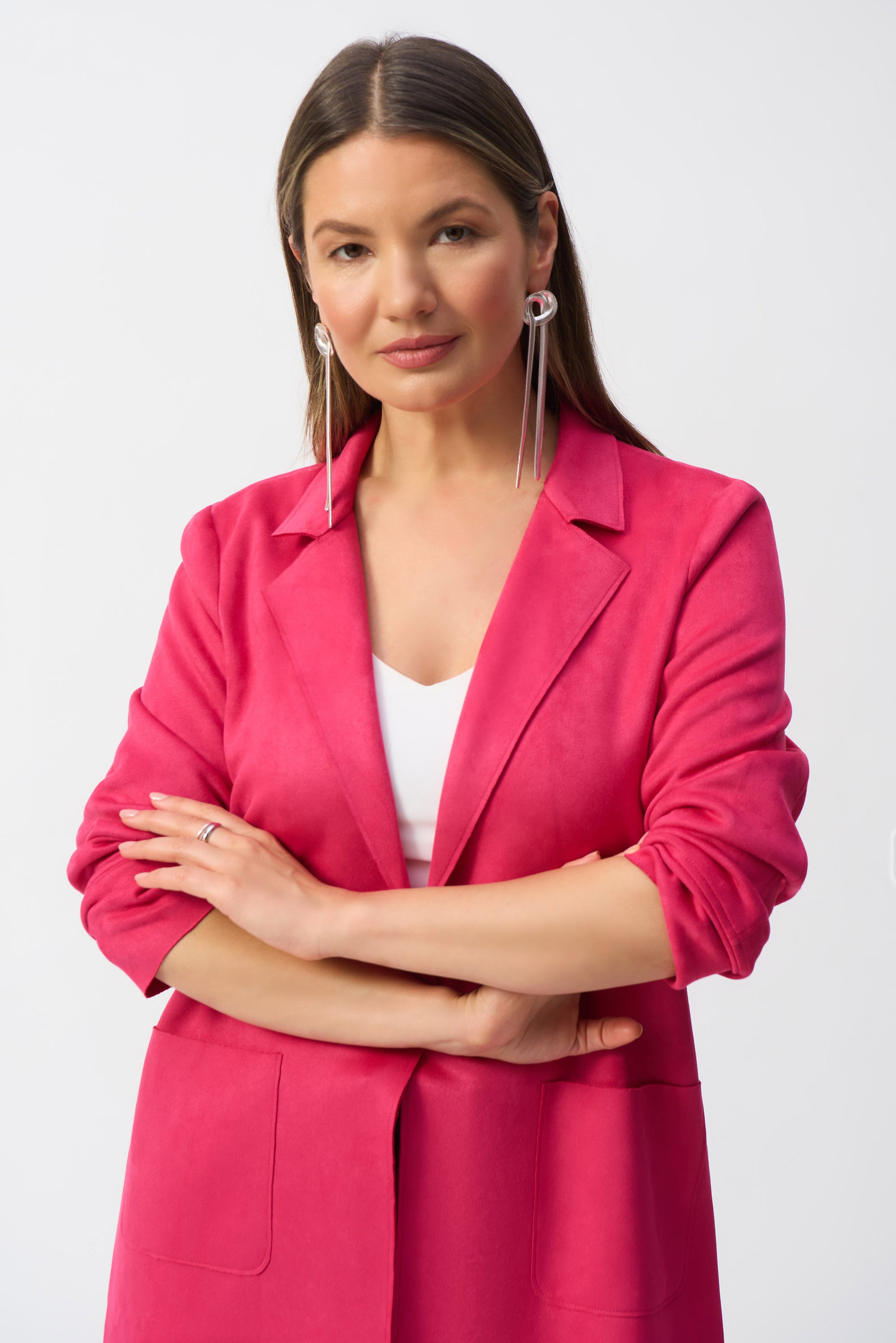 251941 Eco Suede Straight Shell Jacket