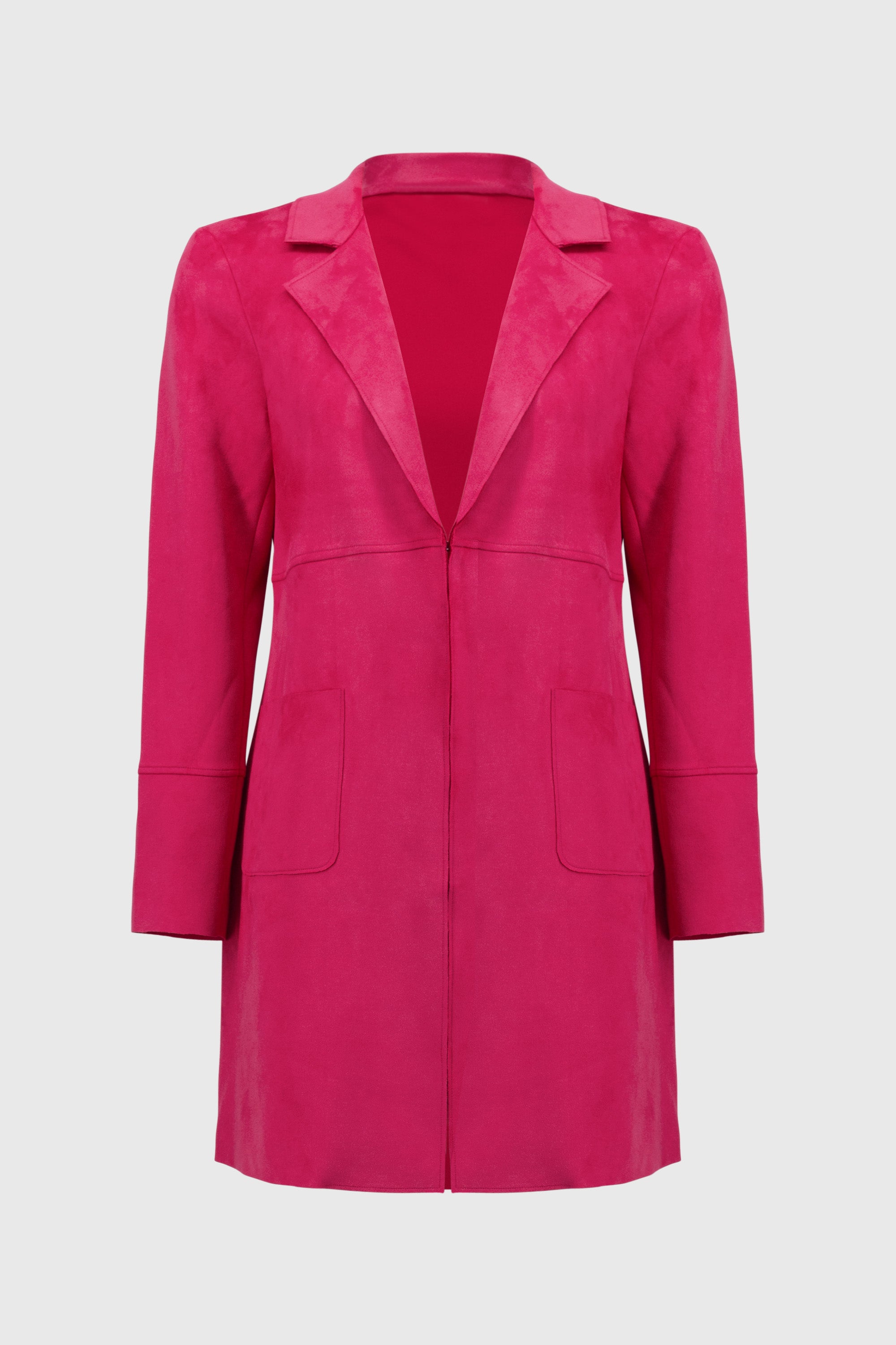 251941 Eco Suede Straight Shell Jacket