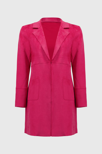 251941 Eco Suede Straight Shell Jacket