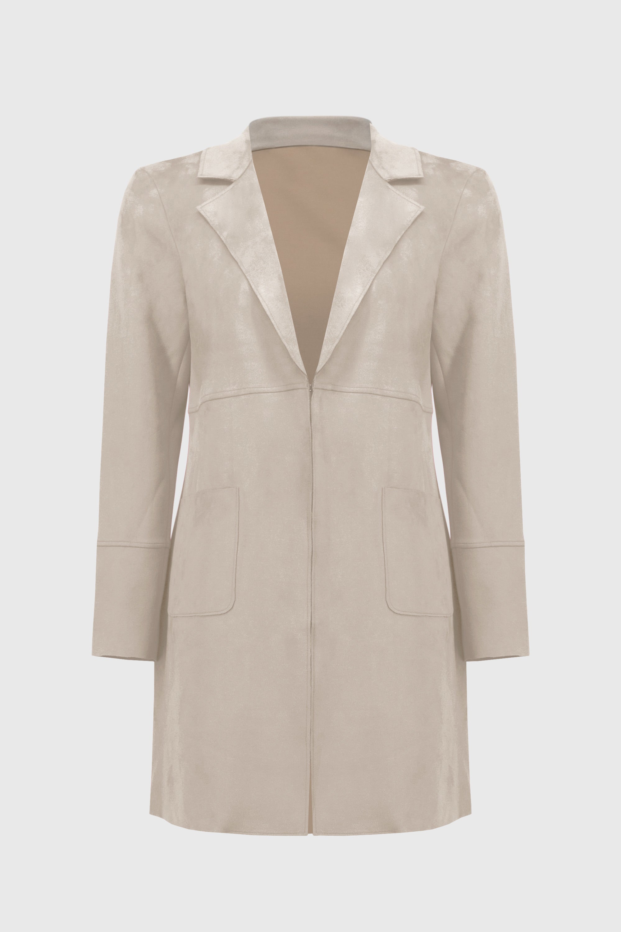 251941 Eco Suede Straight Shell Jacket