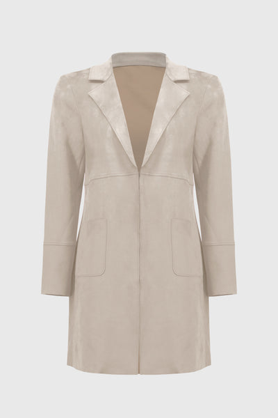 251941 Eco Suede Straight Shell Jacket