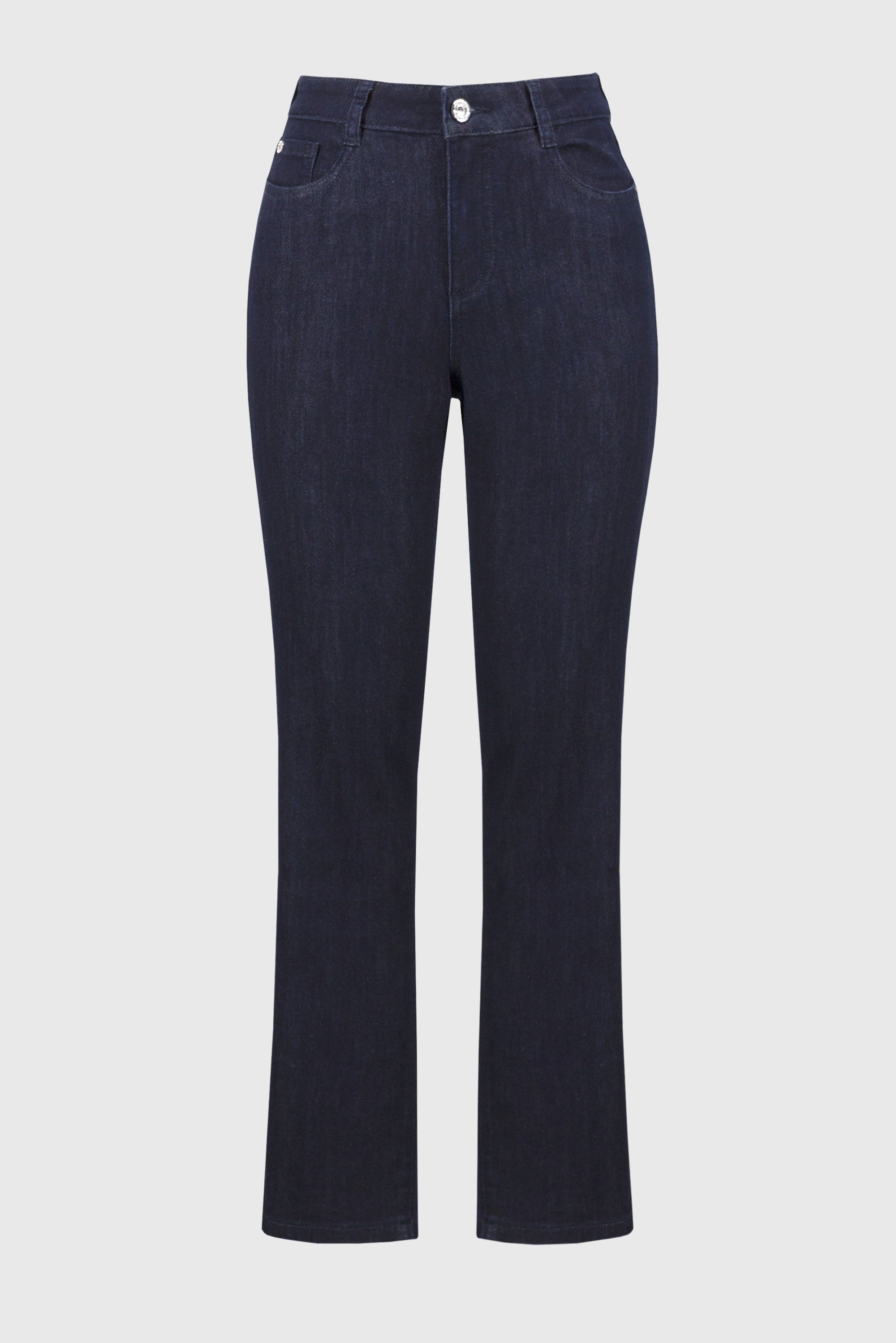 251966 Classic Leg Cotton Blend Twill Weave Jean Pant