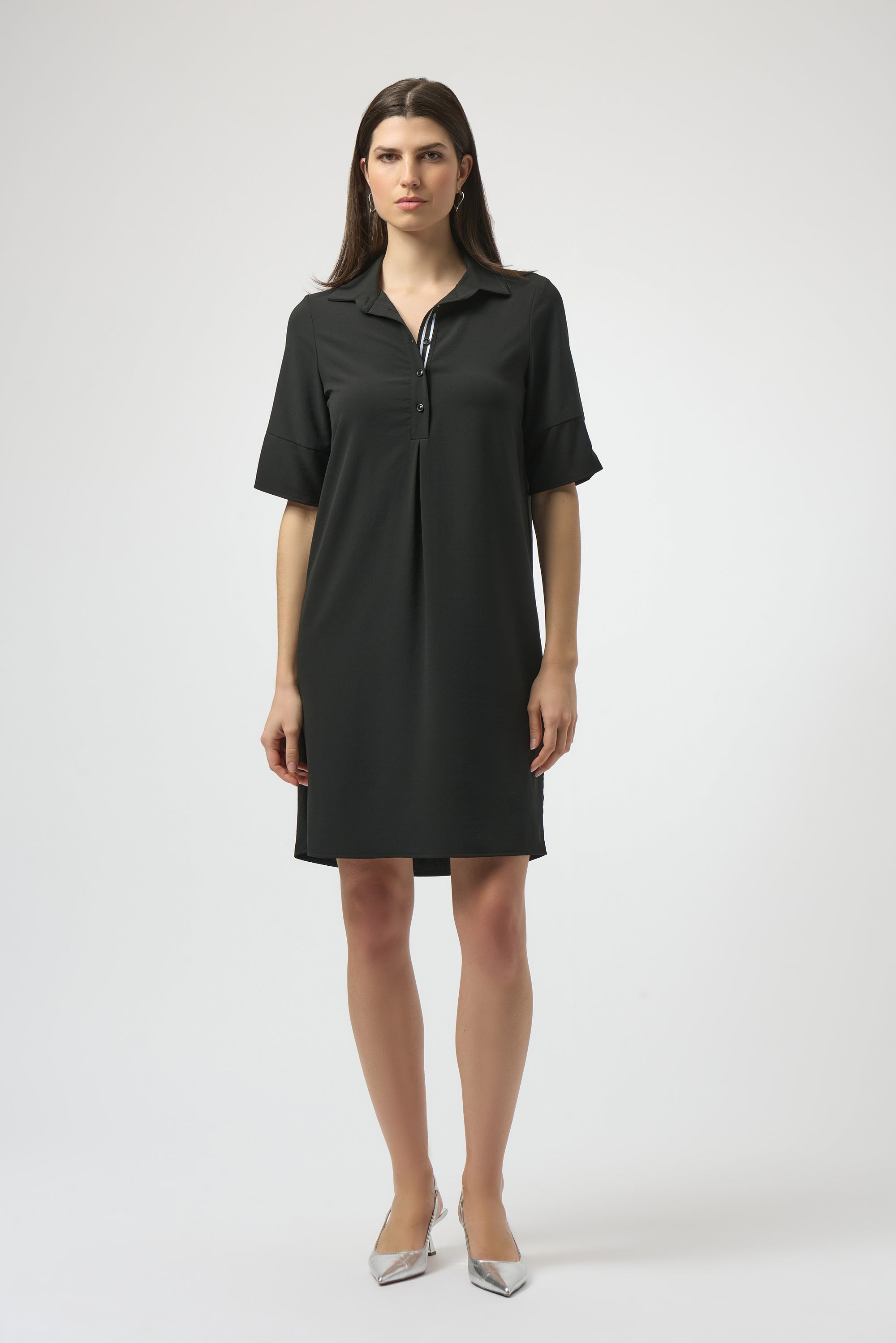 252020 Boxy Cut Over-Shirt Dress