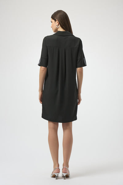 252020 Boxy Cut Over-Shirt Dress