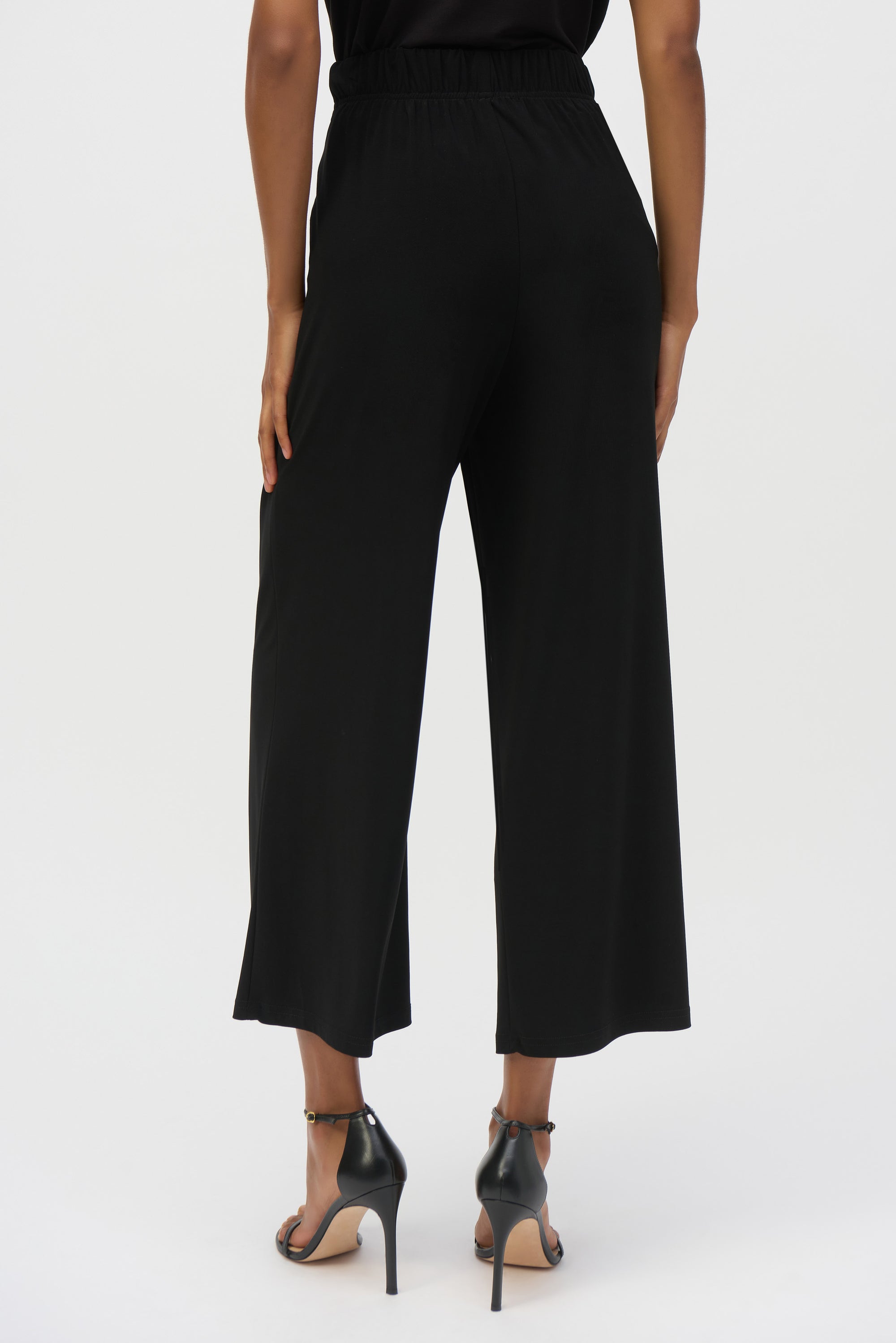 252153 Euro Knit Wide Leg Stripe Pocket Pants