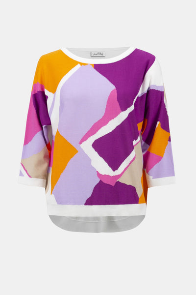 252927 Colour Block Relaxed Fit Sweater
