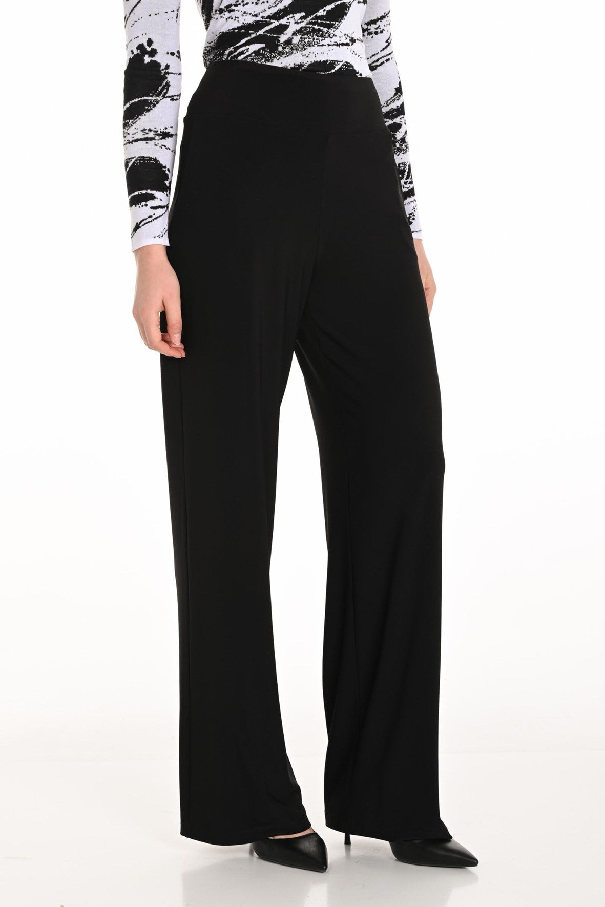 253001 Basque Waste Soft Drape Pant