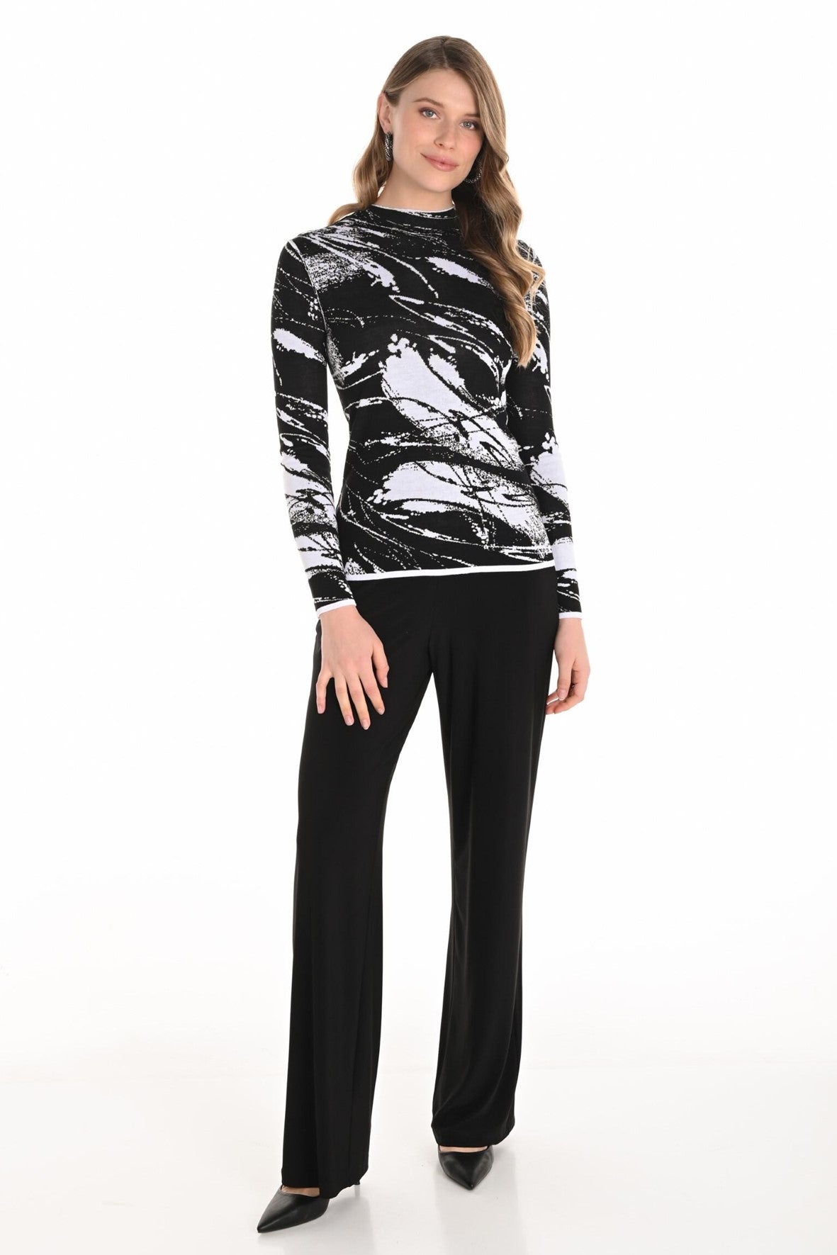 253001 Basque Waste Soft Drape Pant