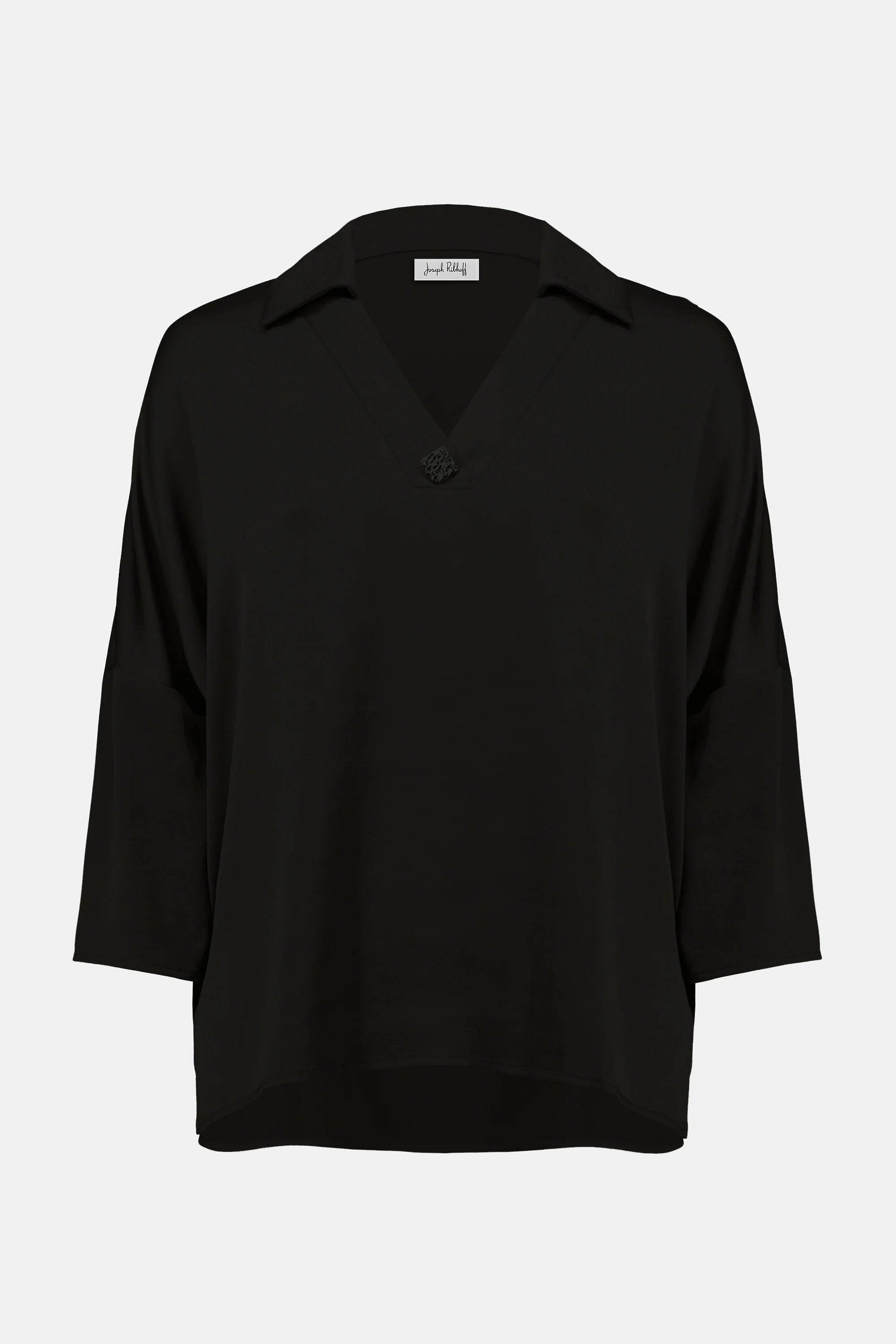 253076 Hammered Satin Boxy Top