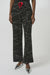253080 Jacquard Knit Abstract Print Wide-Leg Pants