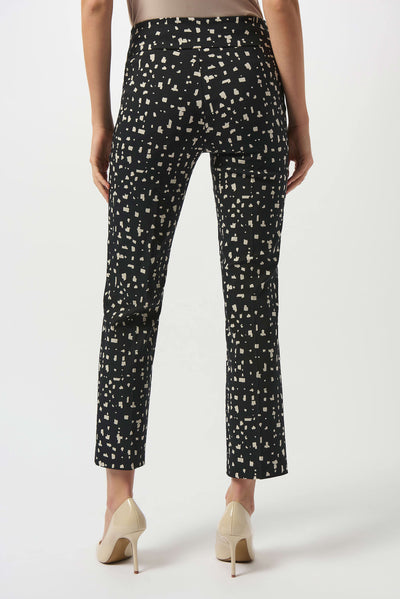 253097 Beige Millennium Abstract Straight Leg Pants