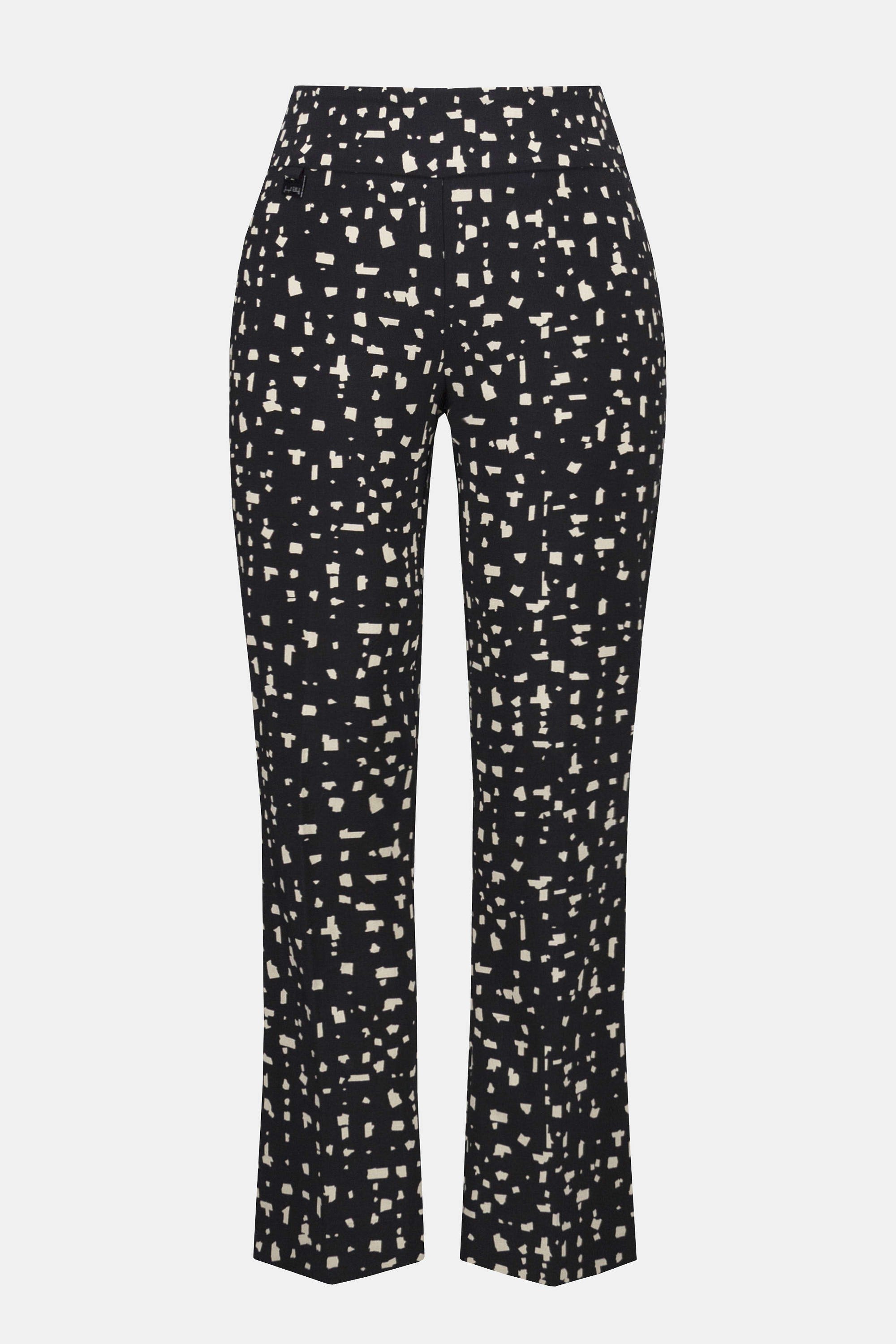 253097 Beige Millennium Abstract Straight Leg Pants