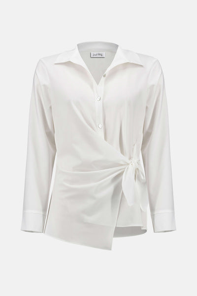 253132 Stretch Poplin Fitted Tie Shirt