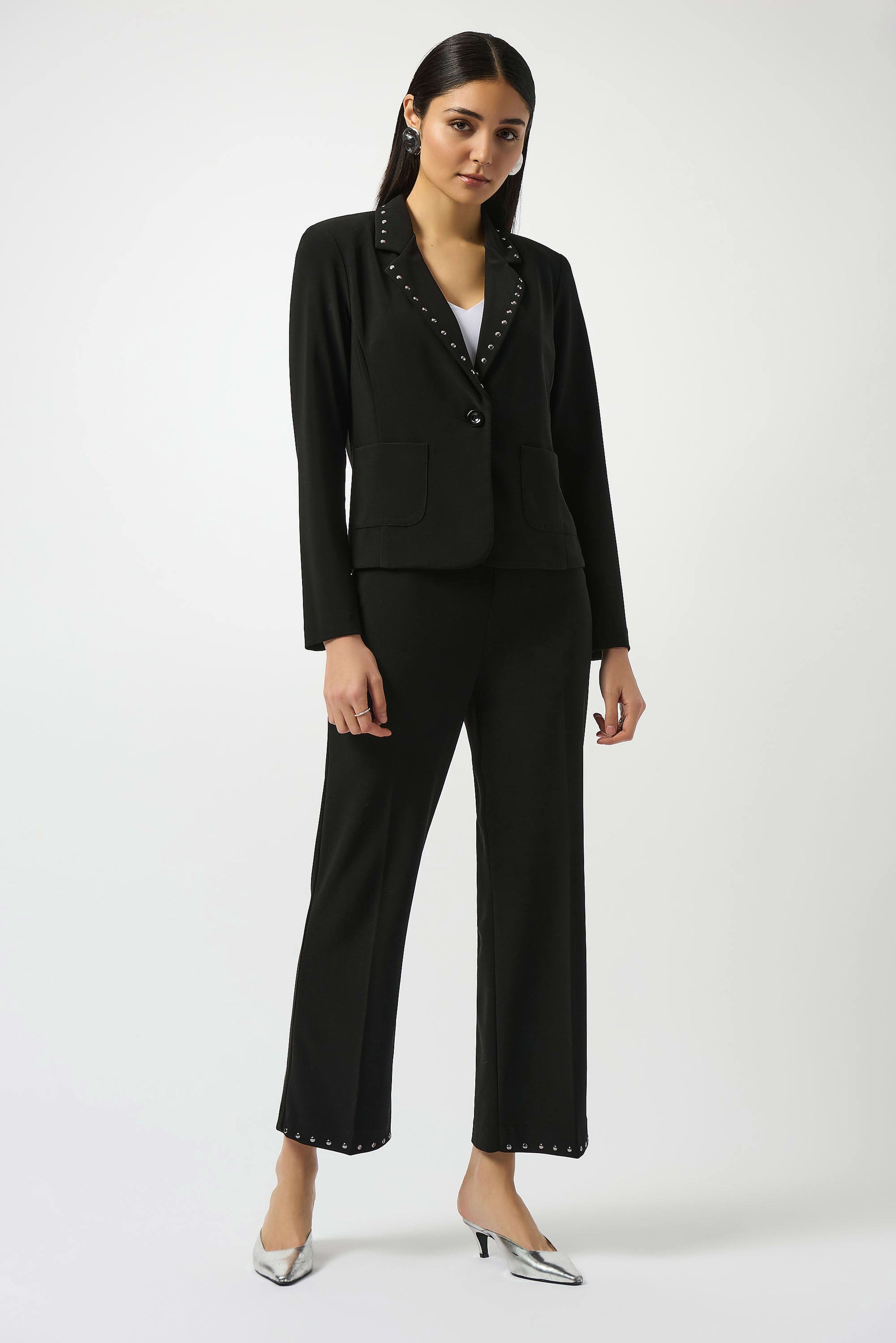 253195 Stud Lapel Sports Blazer
