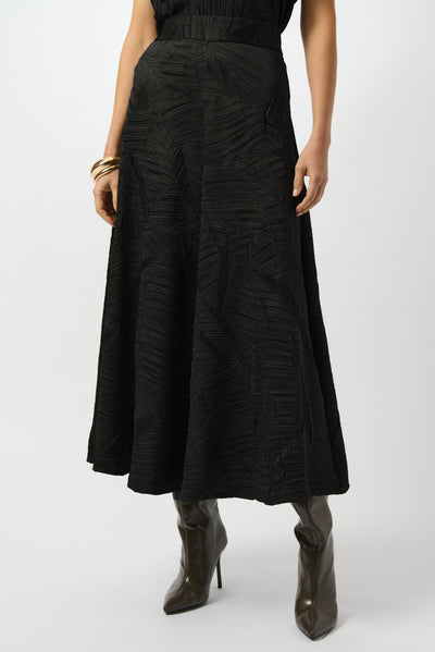 253248 Crush Pleat Flared Skirt