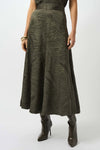253248 Crush Pleat Flared Skirt