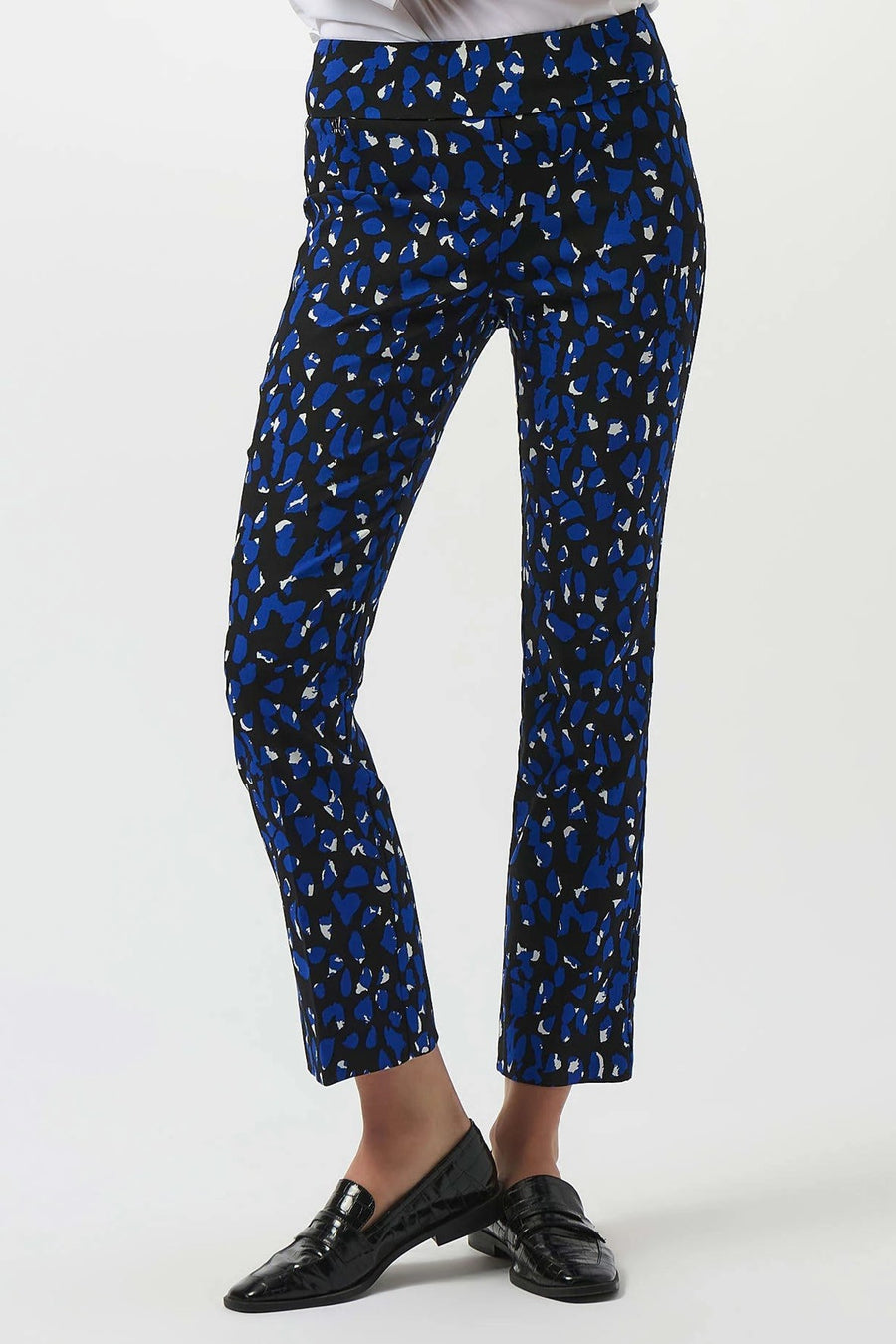 253268B Royal Blue Millennium Pattern Straight Leg Pant