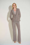 253722 Shimmer Lurex Knit Flared Evening Pants
